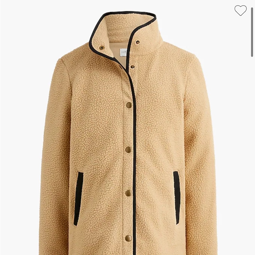 J. Crew Factory Tan Sherpa Jacket